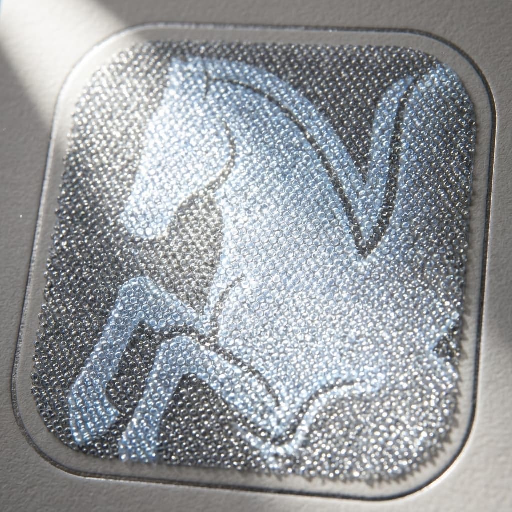 Generated pegasus icon - retroreflective