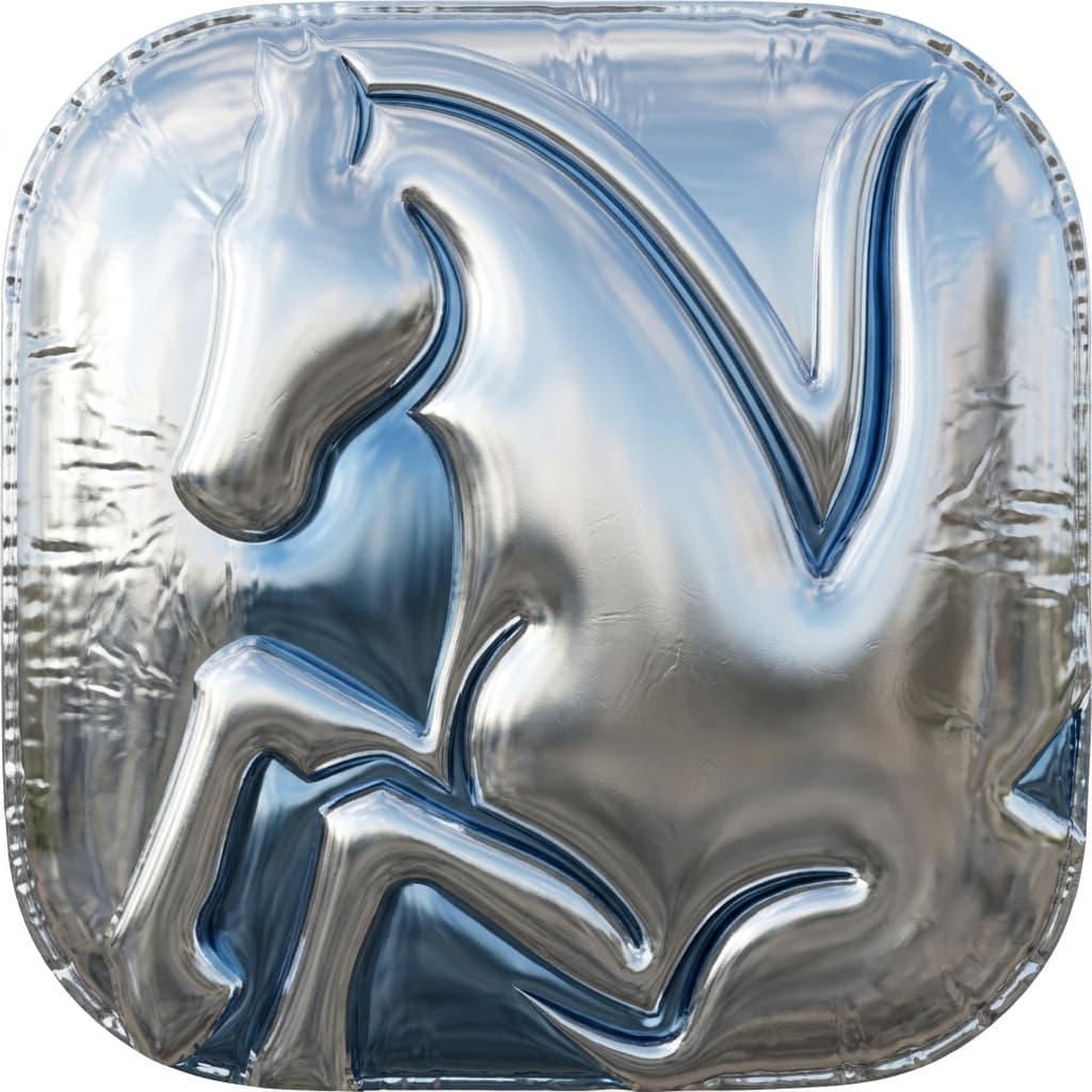 Generated pegasus icon - mylar
