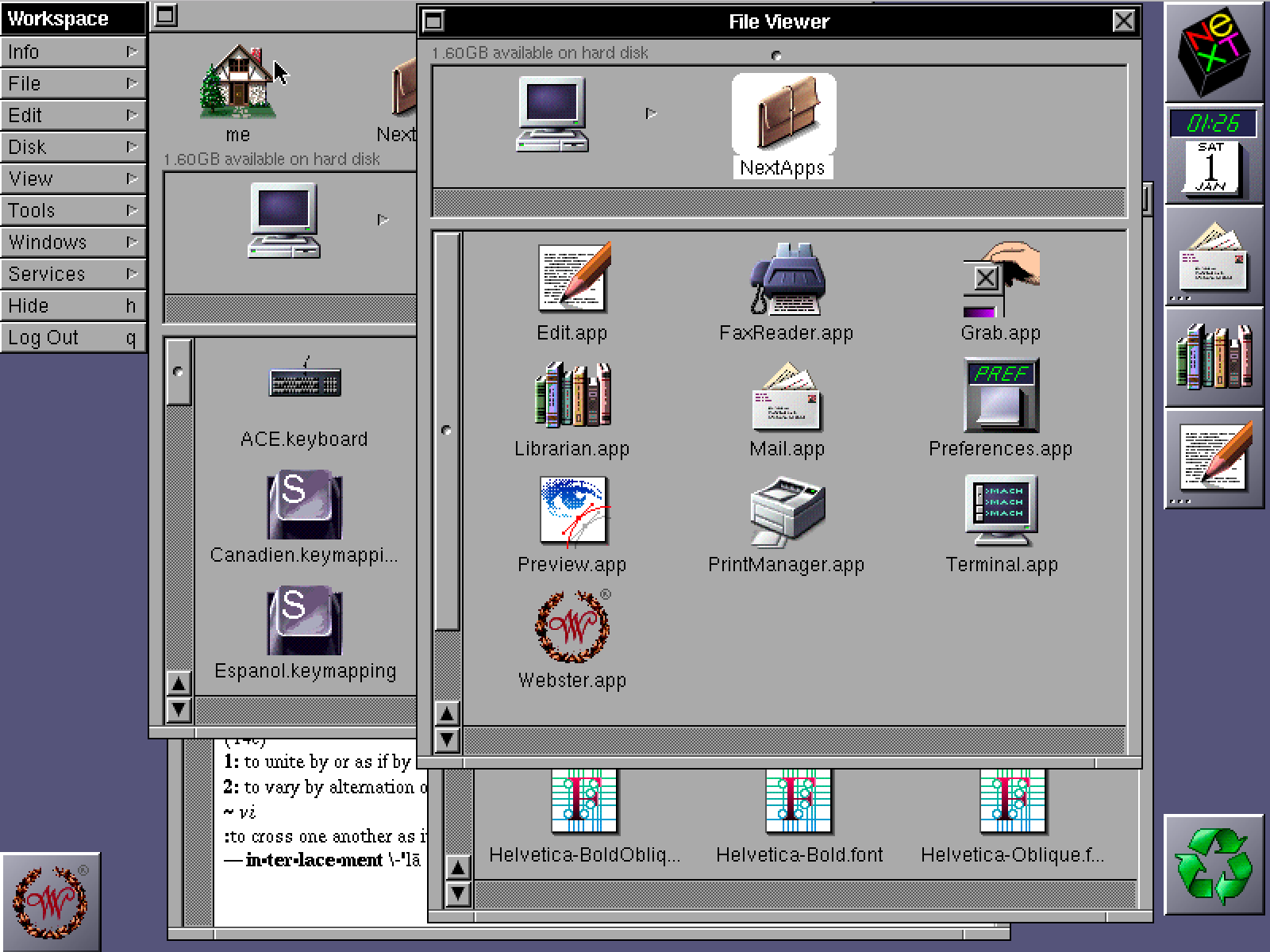 NeXT GUI