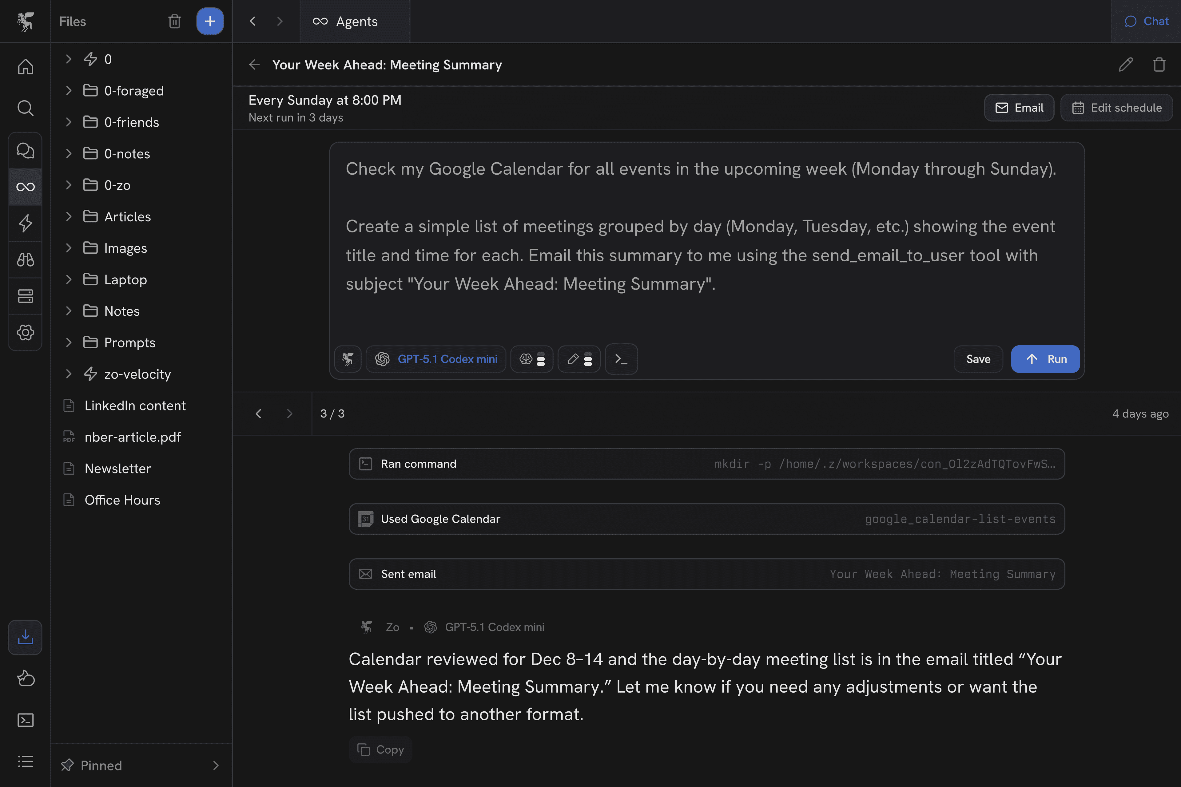 Automate with agents