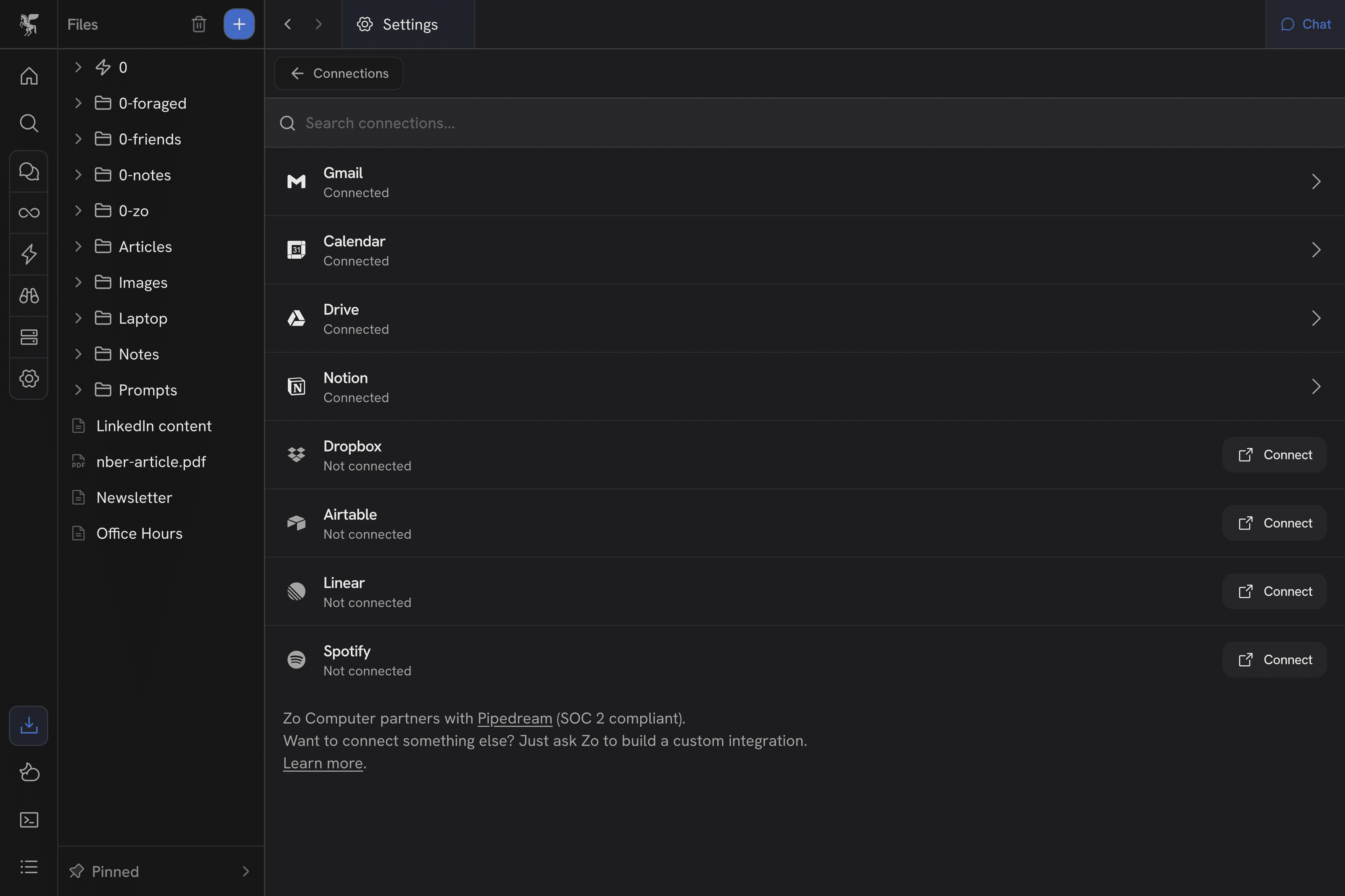 Connect all your tools