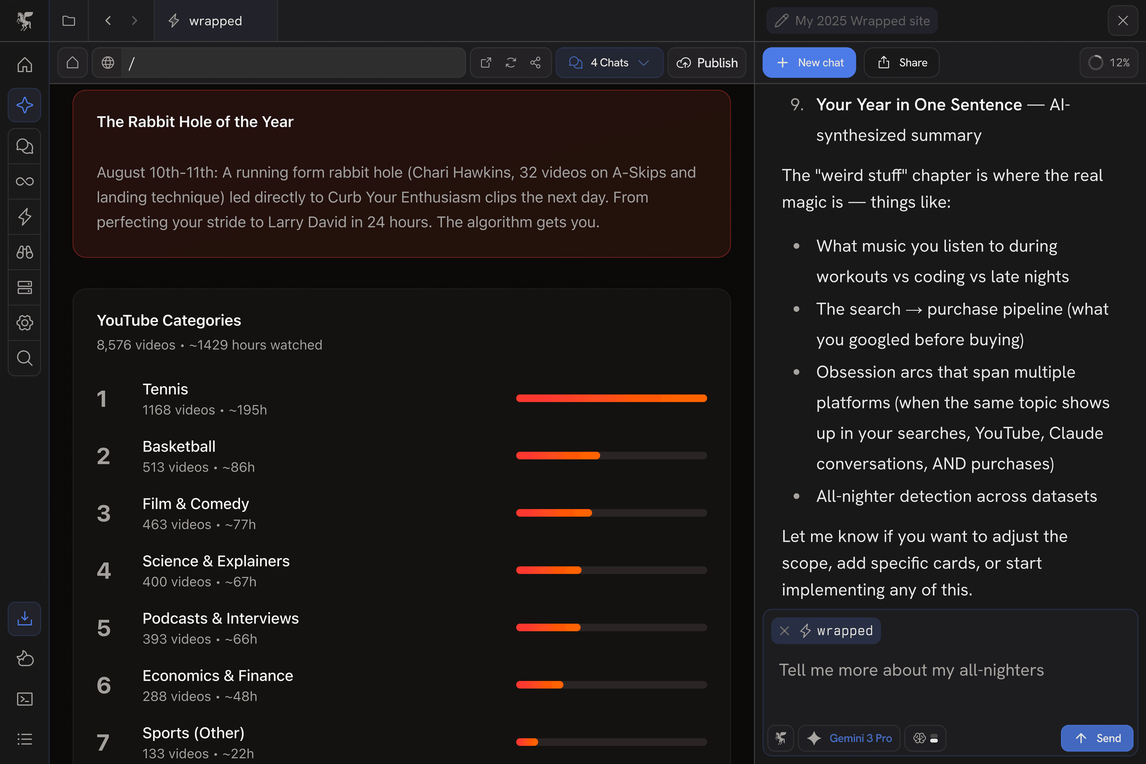 Host feature screenshot