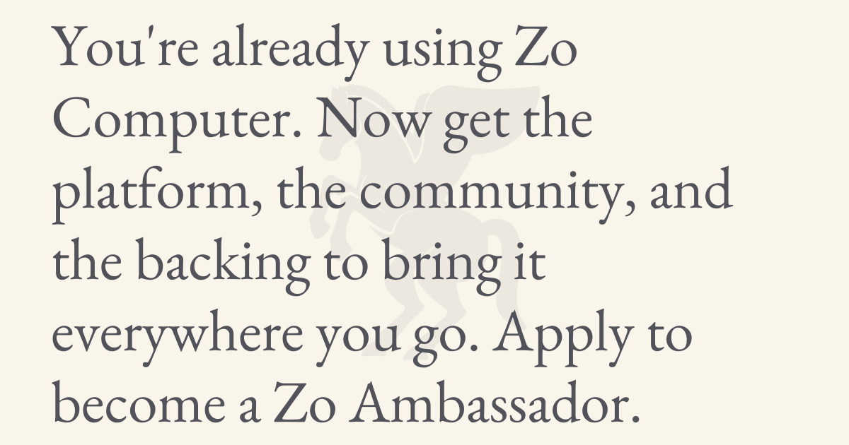 Zo Ambassadors | Zo Computer