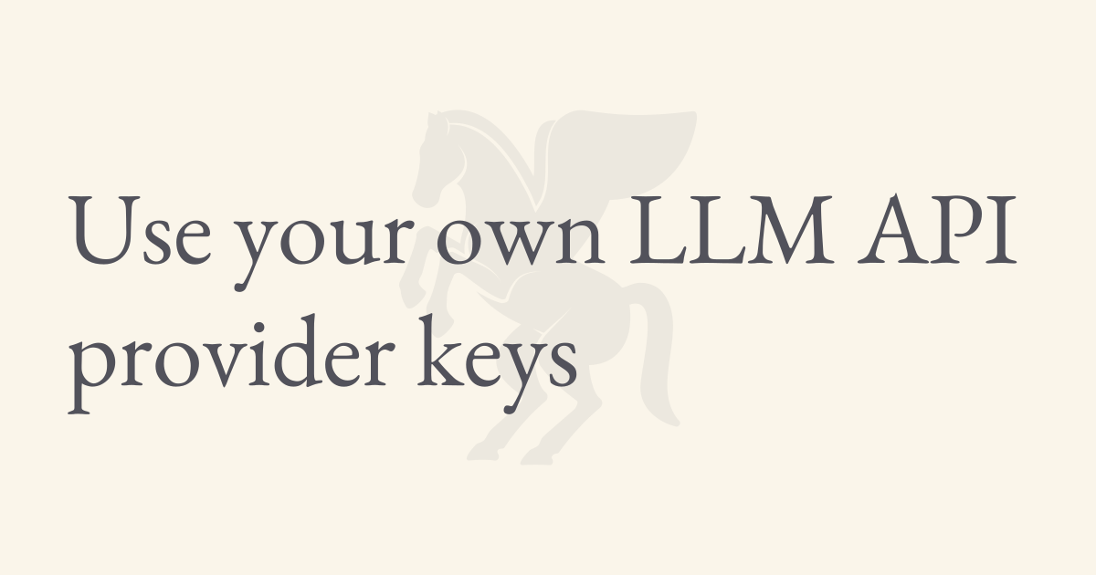 Bring your own LLM API | Zo Computer Guides